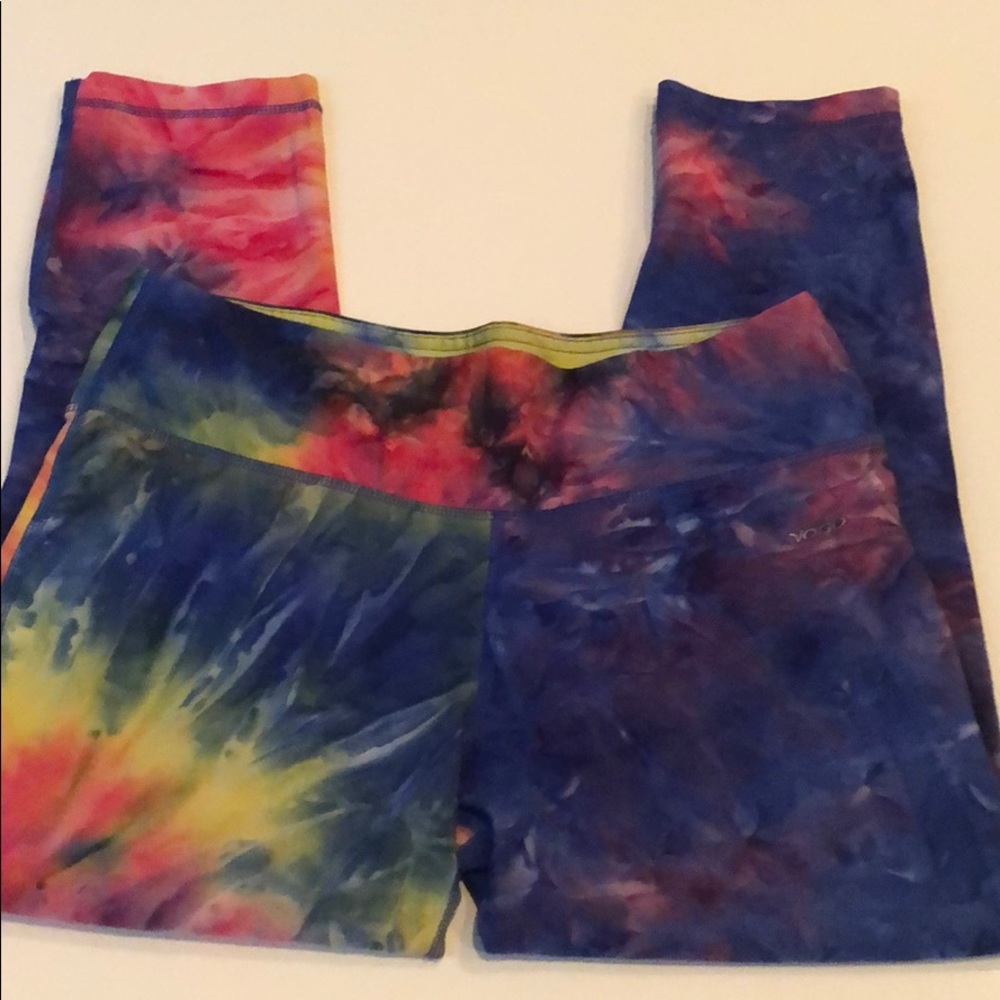 Vogo Athletica Tye Dye multi-colored yoga pants S